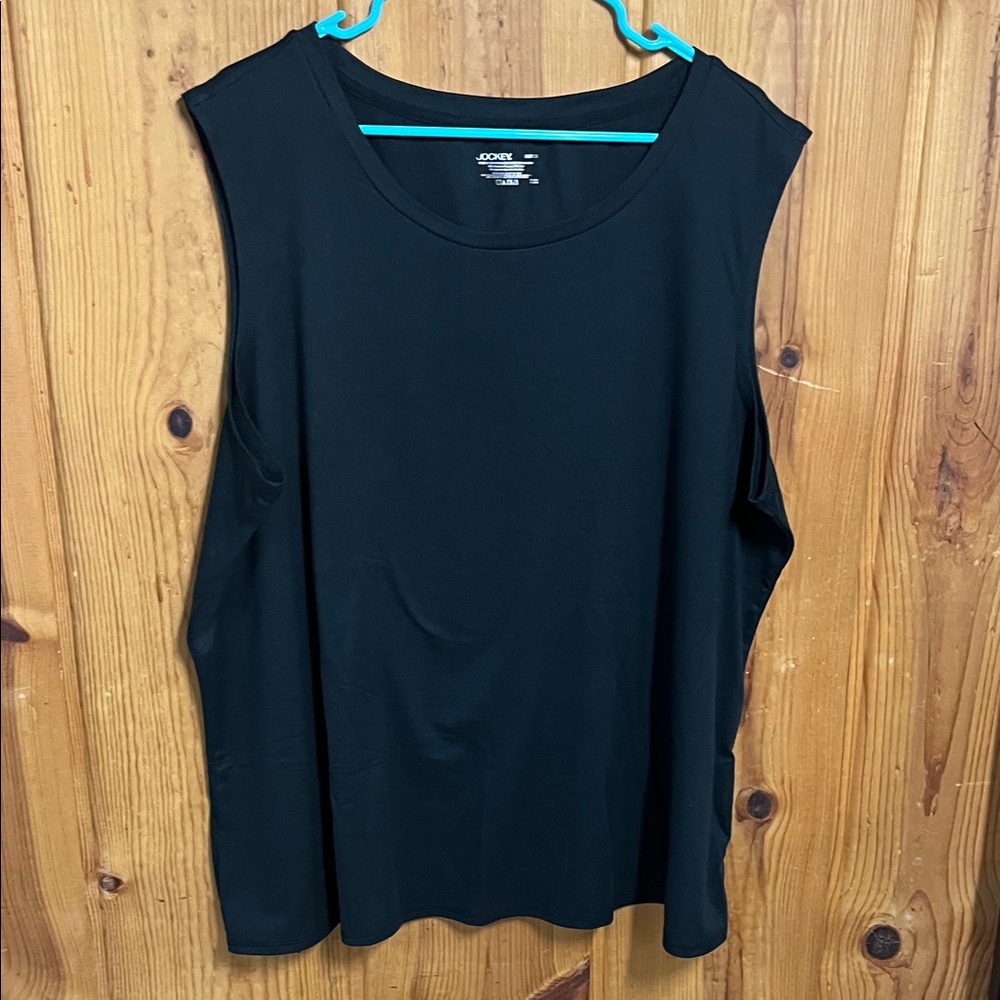 Jockey Women's Classic Black Muscle Tee
